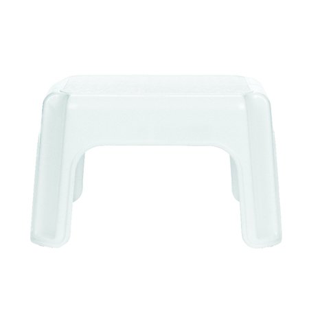 RUBBERMAID 9.4 in. H X 12.7 in. W X 15.7 in. D 300 lb. capacity Plastic Step Stool 420087WHT